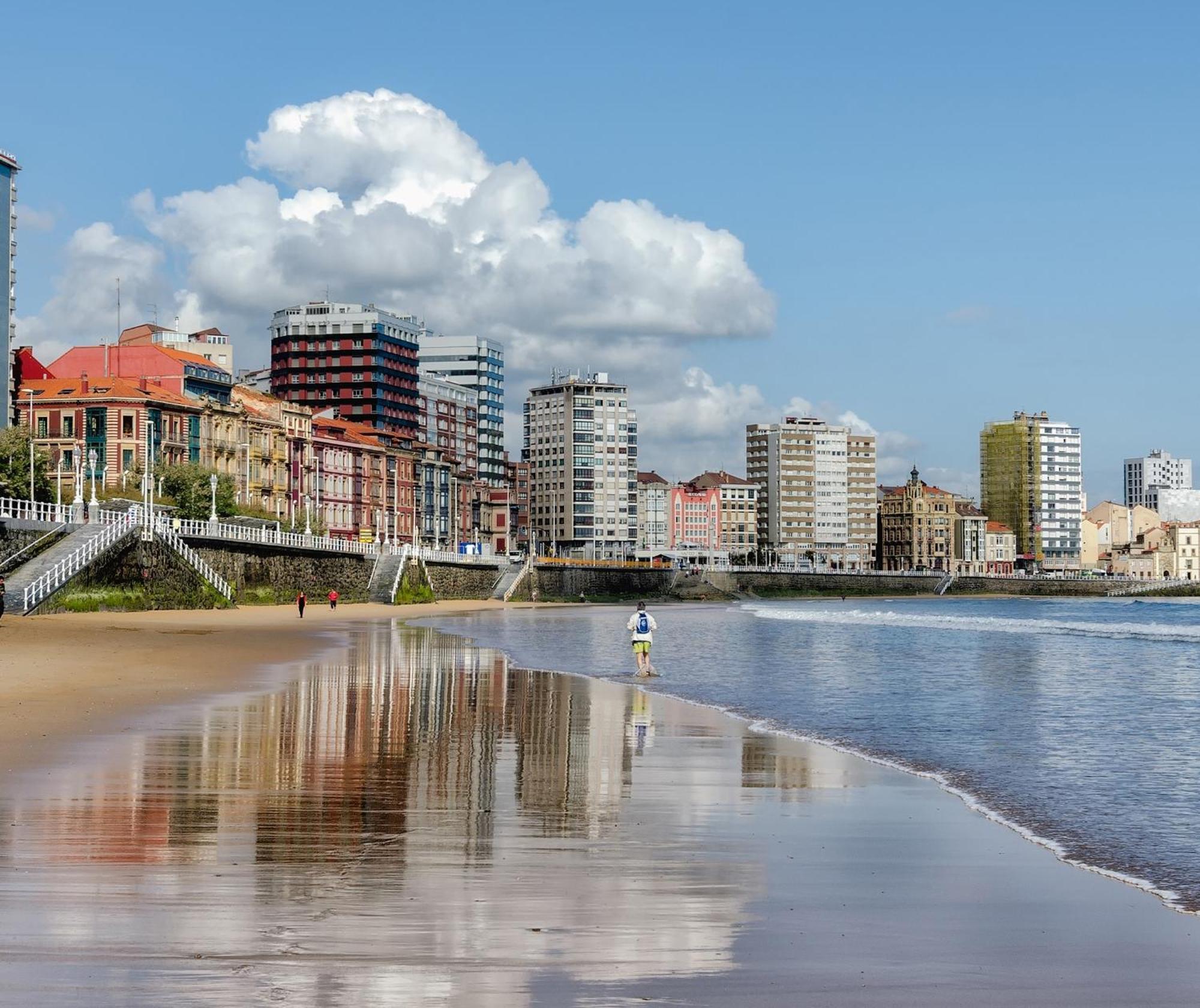Gijon Centro-Playa Para 3-5Pax - Vut-4157-As Esterno foto